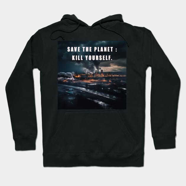 save the planet Hoodie by Imagier